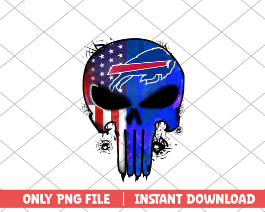 Bills punisher png, Buffalo Bills png