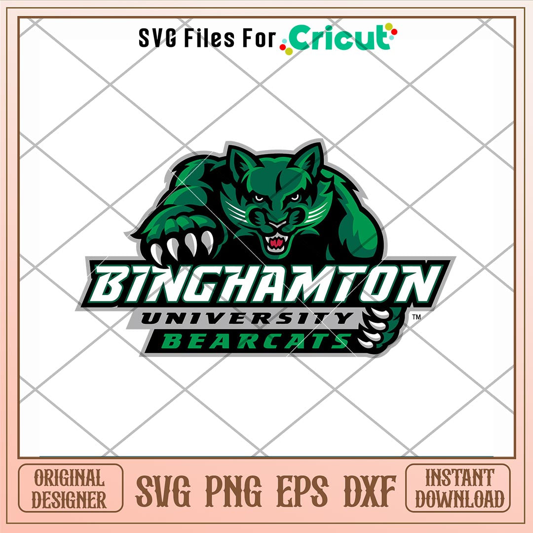 Binghamton Bearcats Logo Svg, Binghamton Bearcats Svg, NCAA Svg