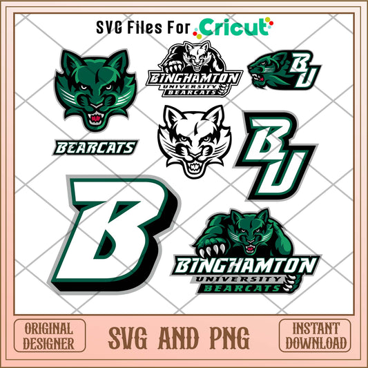 Binghamton Bearcats team sports svg bundle, Sport svg - Svgfileforcricut