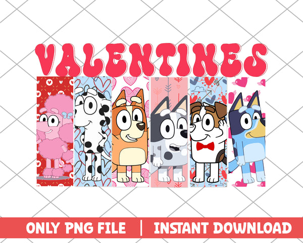 Bingo and friends valentine cartoon pngv