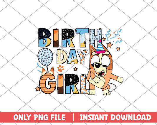 Bingo birthday girl cartoon png 