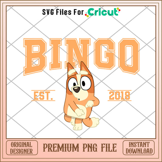 Bingo character dance est 2018 cartoon png