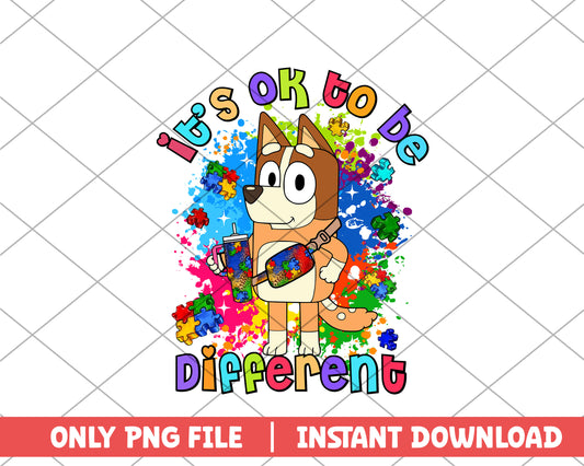 Bingo it's ok to be different cartoon png