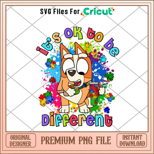 Bingo it's ok to be different cartoon png