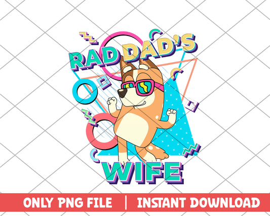 Bingo rad dad's wife cartoon png