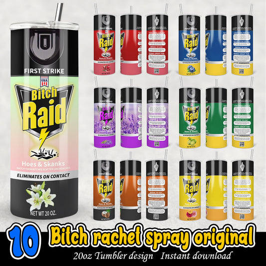 Bitch Rachet Spray tumbler, Rachet Spray original tumbler wrap