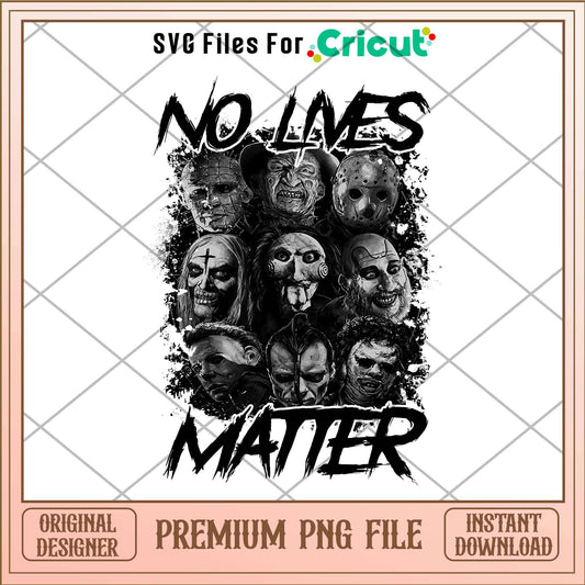 Black Horror characters  No Lives Matter png, Horror characters png, Digital Download