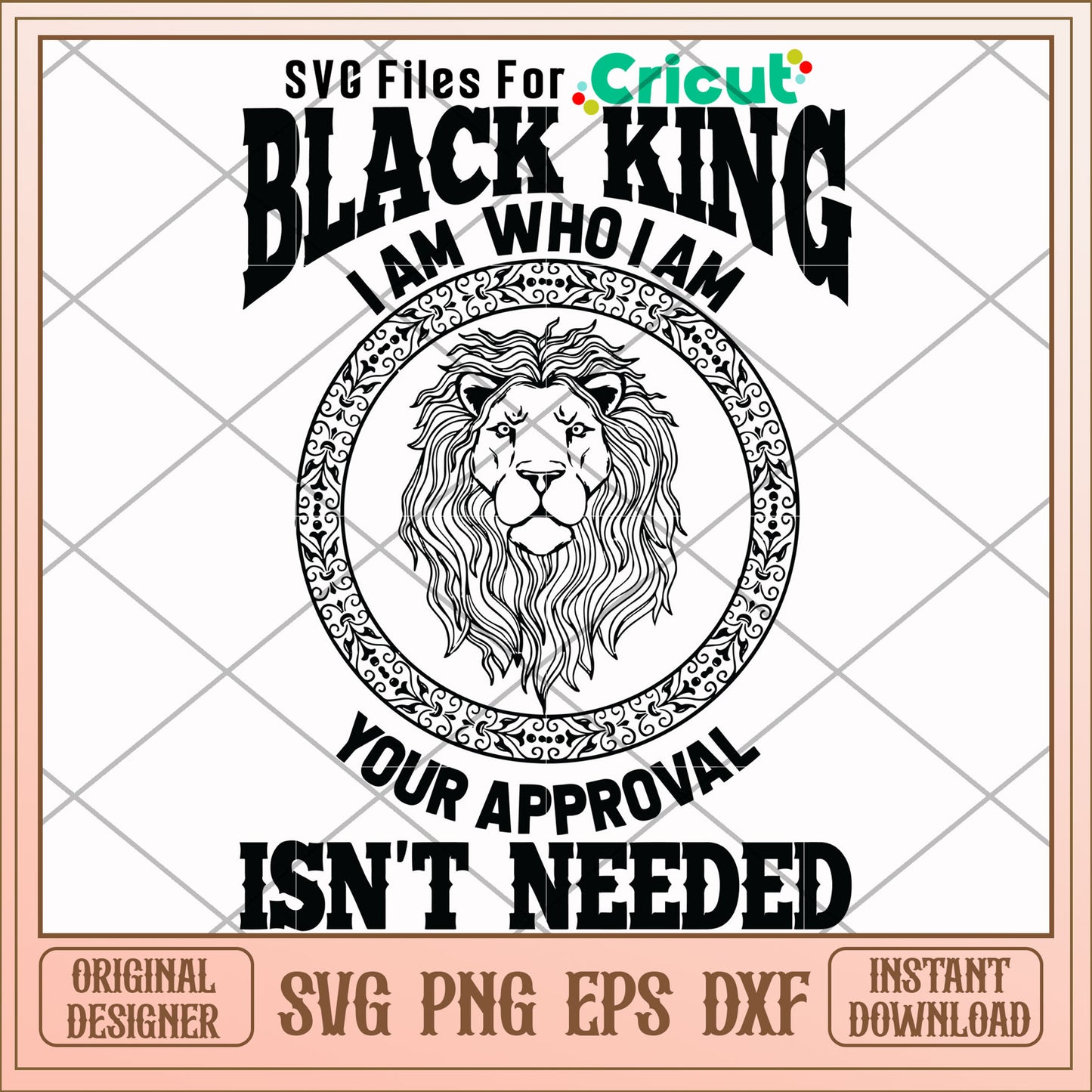 Black king I'm your approval isn't needed svg, king svg, other svg