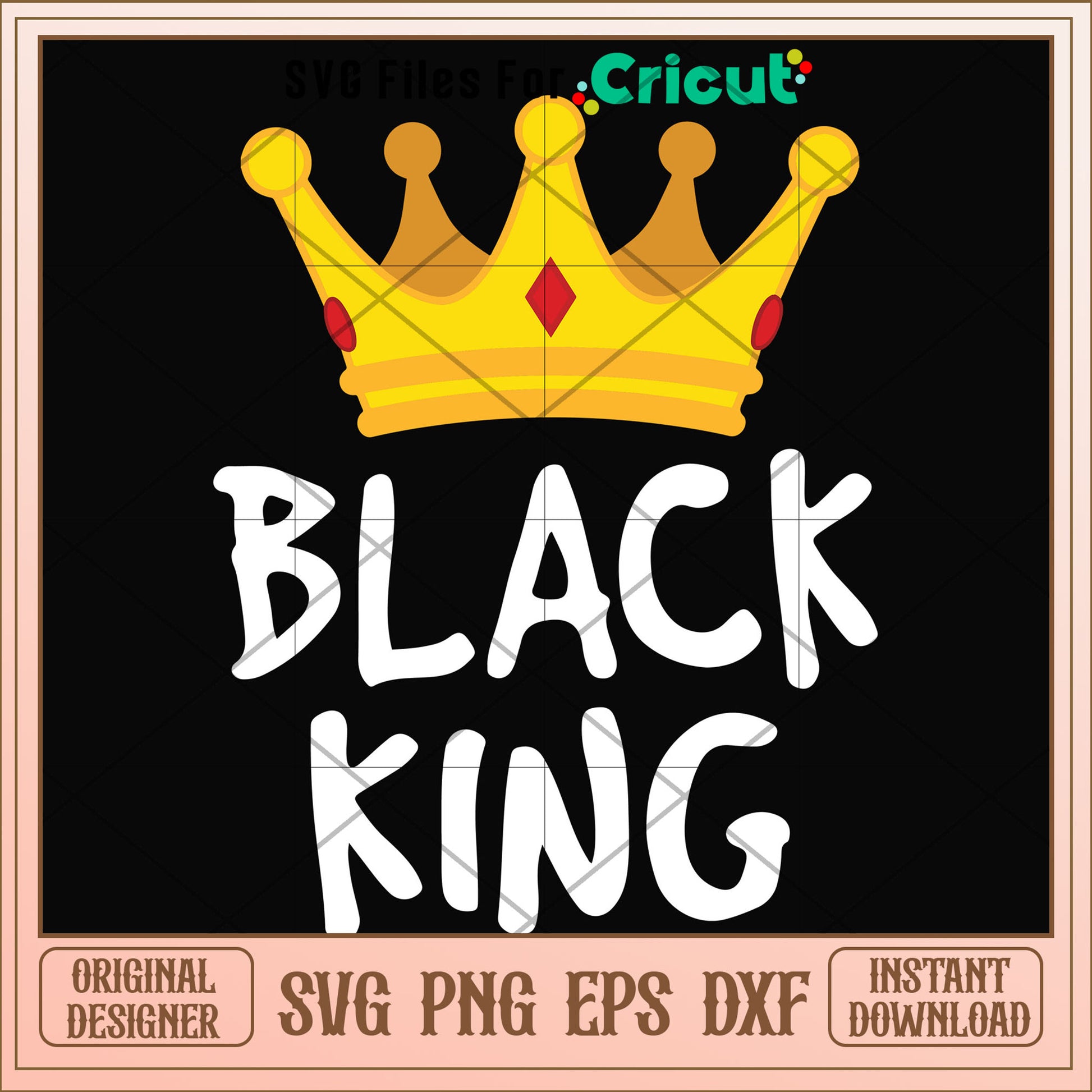 Black king chess logo design crown svg, king svg, other svg