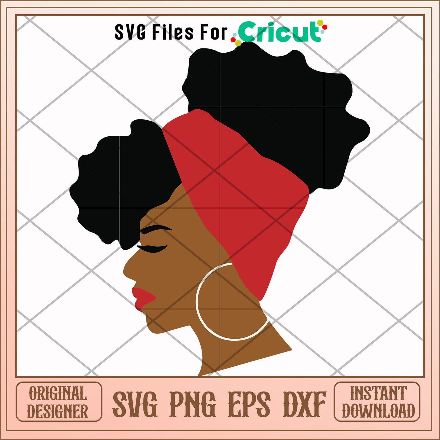 Black woman with scarf svg , Black woman svg, other svg