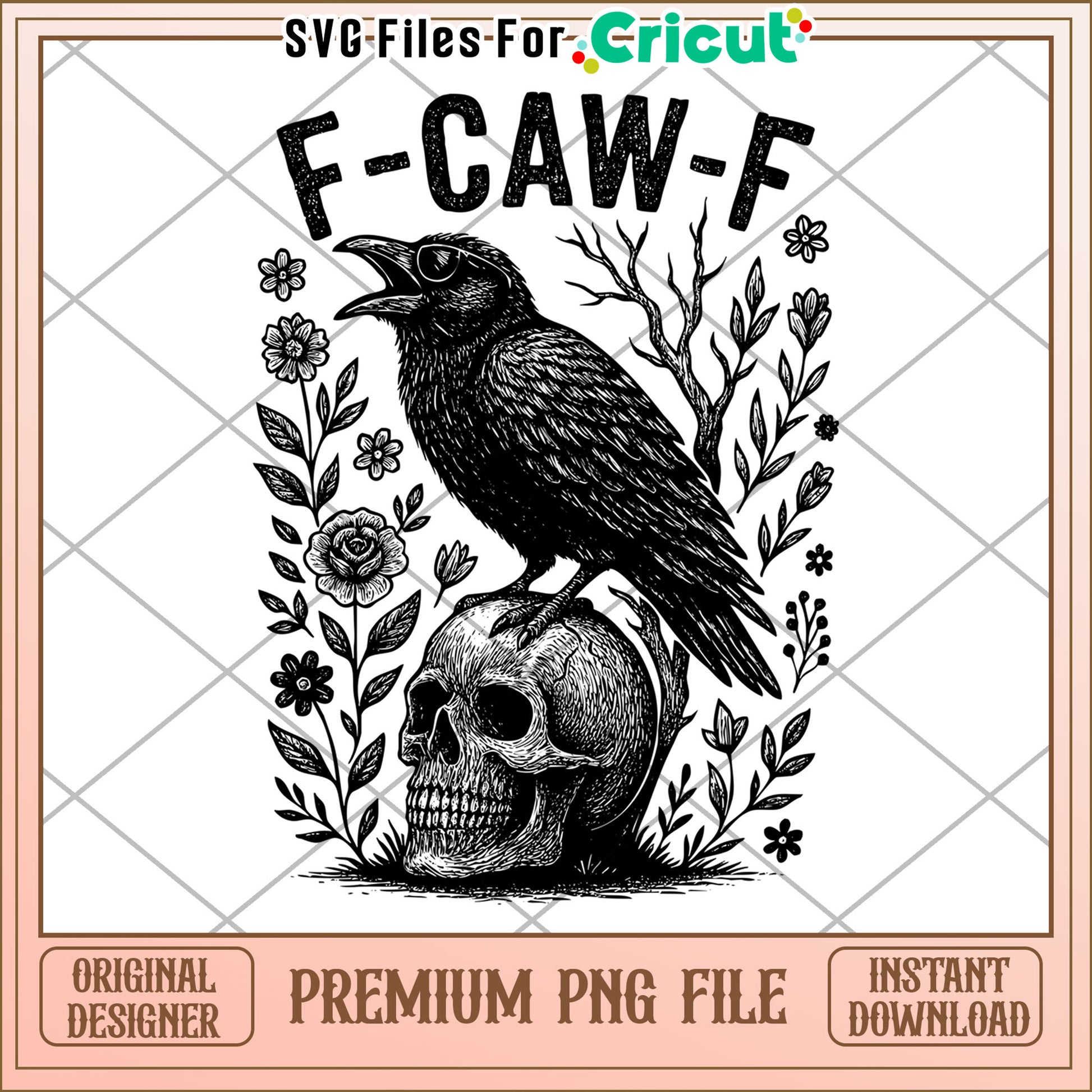 Black crow and skull png, halloween crow png, raven bird png