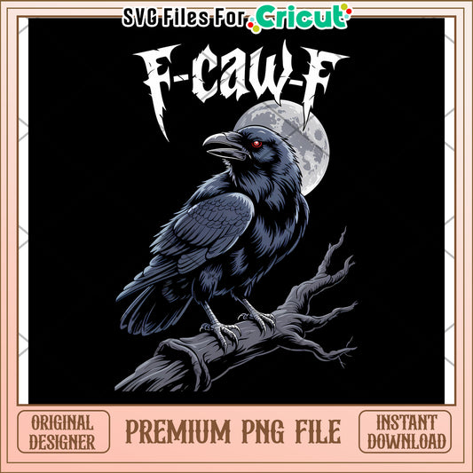 Black raven caw png, halloween vibes png, gothic raven png
