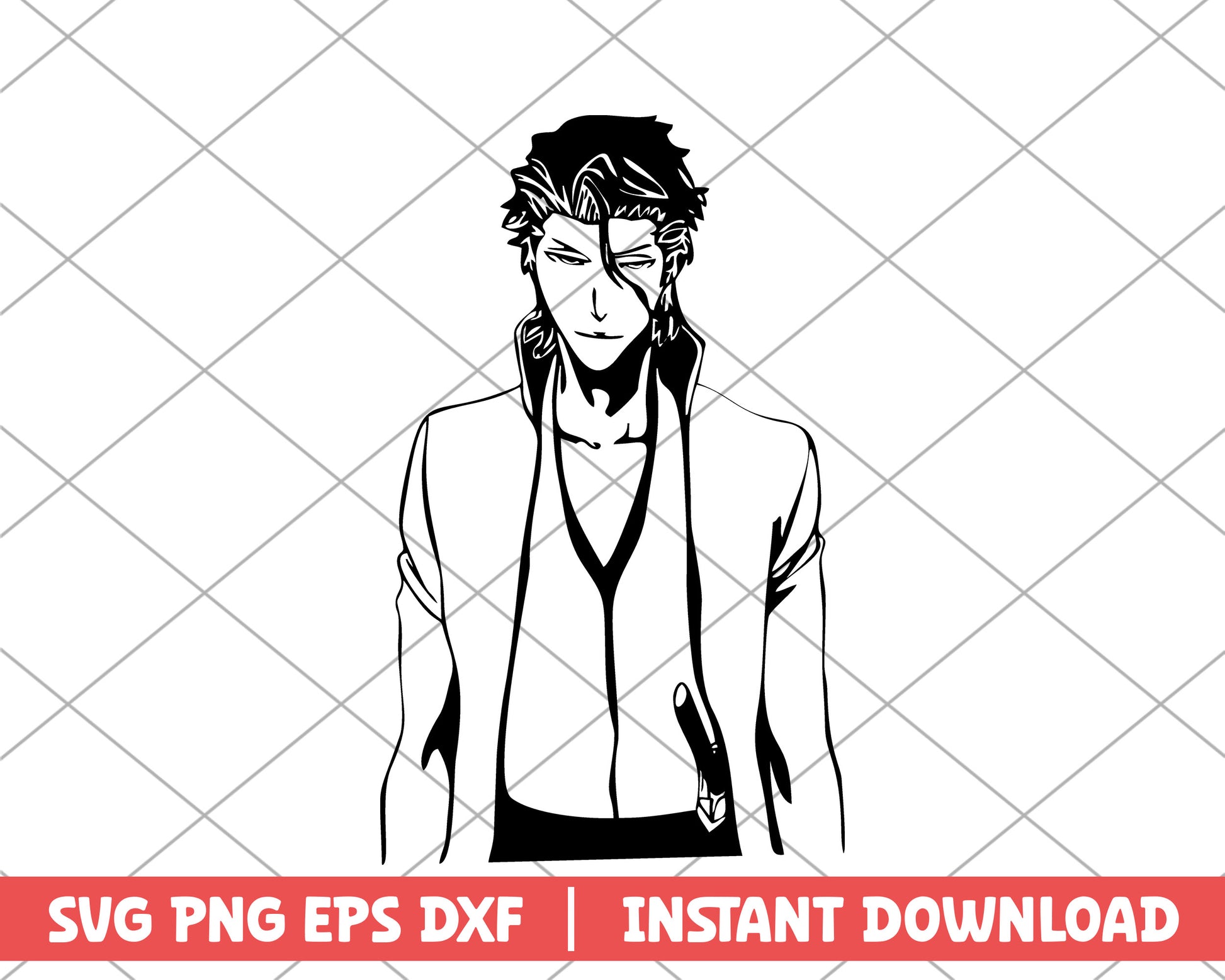 Bleach Aizen sosuke anime svg