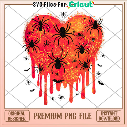 Blood heart png, spirit halloween​ png, halloween movies​ png