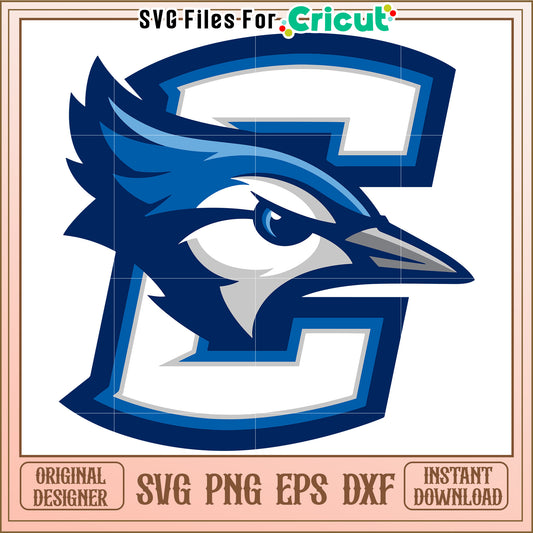 Blue Jay Logo Design for Cricut Projects, Perfect for Sports Fans and Crafters