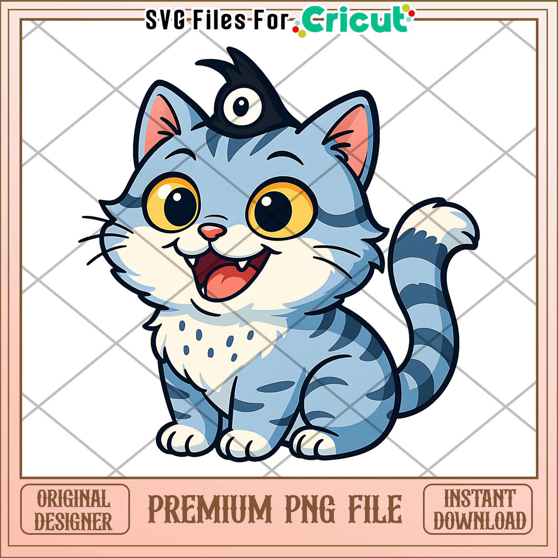 Blue cat derpy png, saja boys warrior png, kpop hero png