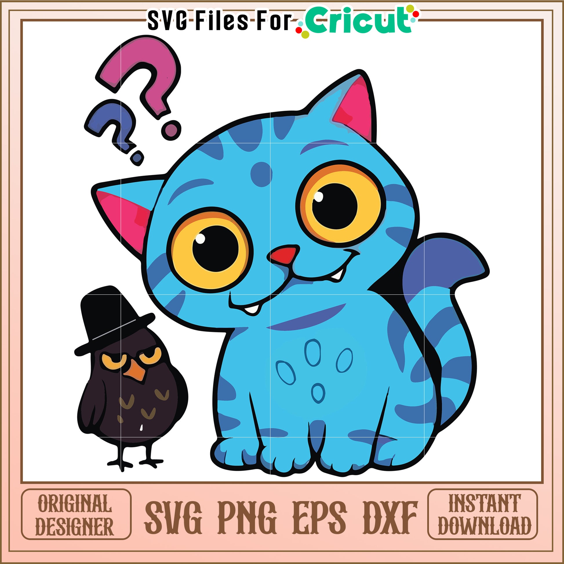Blue tiger character svg, kpop cartoons svg, saja huntrix svg