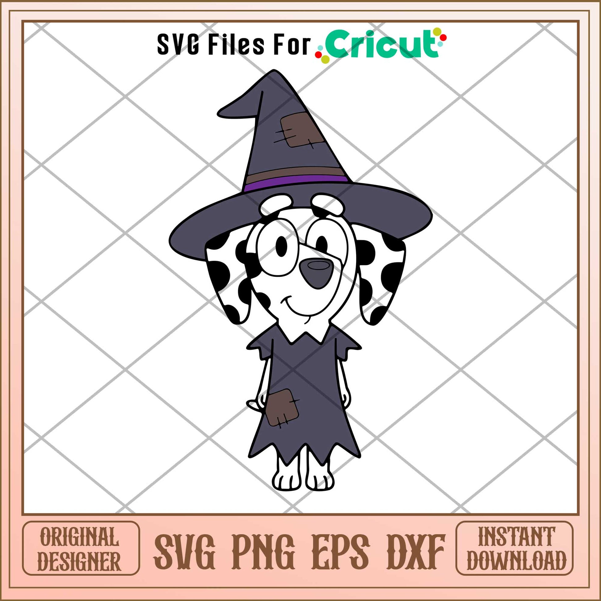 Bluey Chole Halloween Svg, bluey characters svg, Digital Download