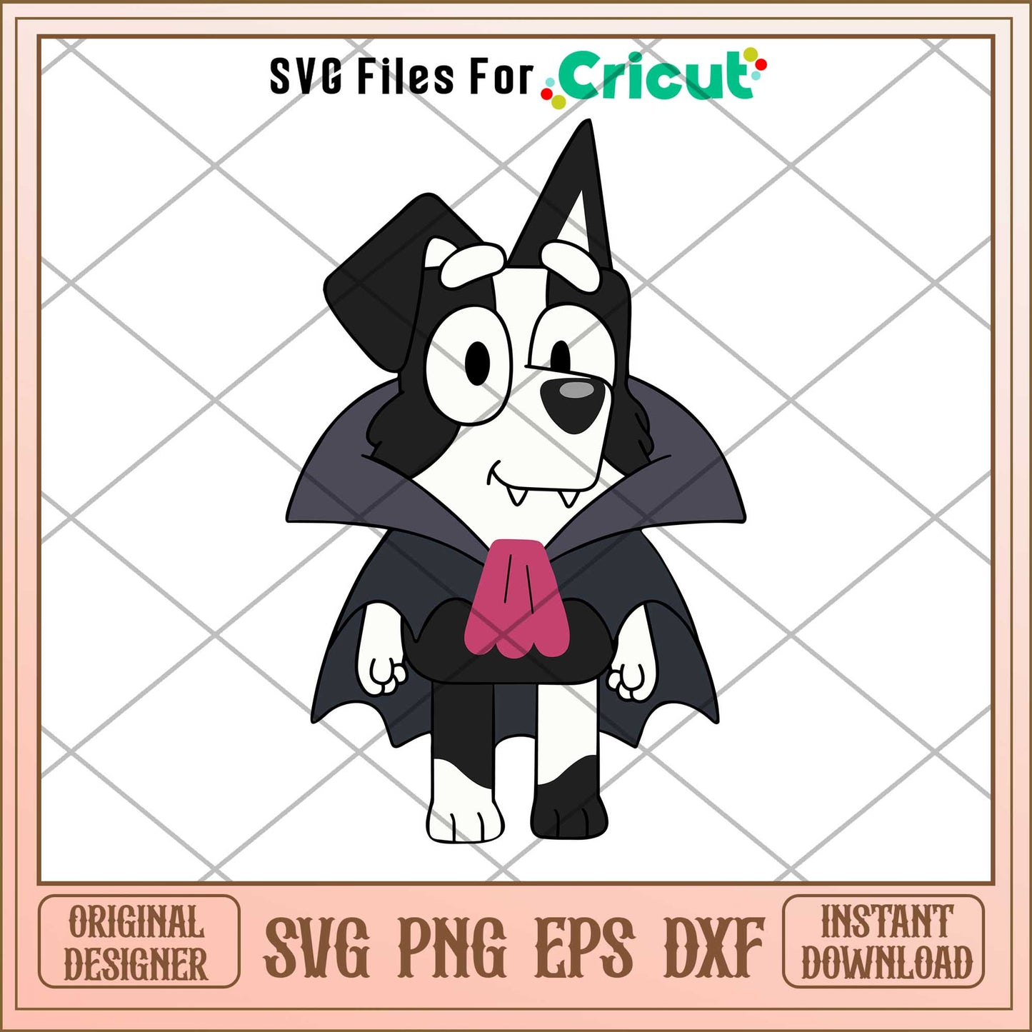 Bluey Mackenzie Halloween Svg, bluey characters svg, Digital Download