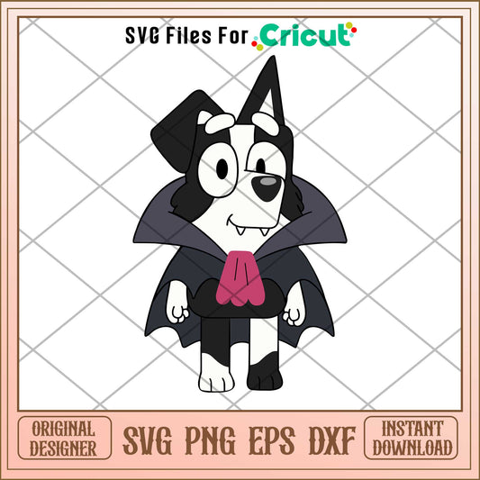 Bluey Mackenzie Halloween Svg, bluey characters svg, Digital Download