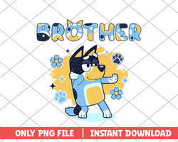 Bluey's dad brother cartoon png 