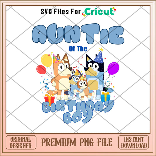 Bluey auntie  of the birthday boy cartoon png, Bluey characters png, Digital Download (2)