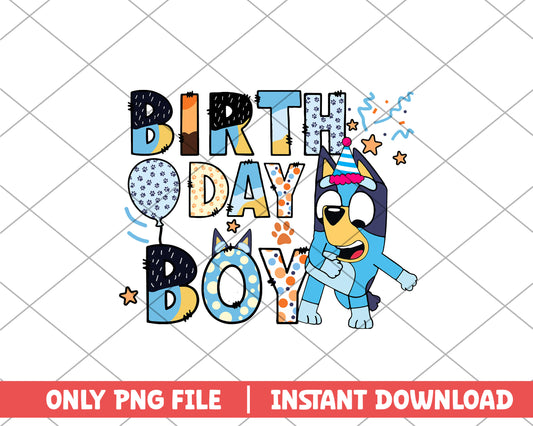 Bluey birthday boy cartoon png 