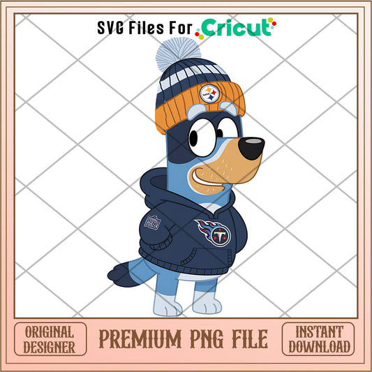 Bluey dad hoodie logo Titans png, Tennessee Titans png, NFL png