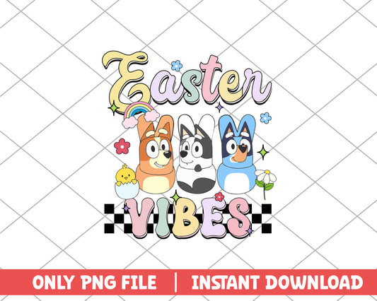 Bluey easter vibes easter png