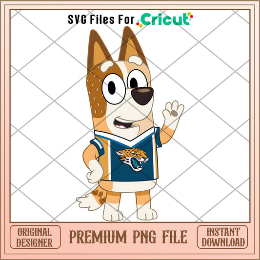 Bluey mom Jaguars shirt logo png, Jacksonville Jaguars png, NFL png