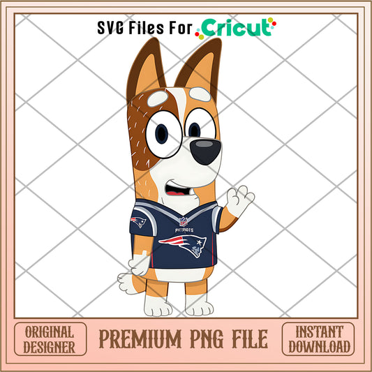 Bluey mom Patriots shirt logo png, New England Patriots png, NFL png