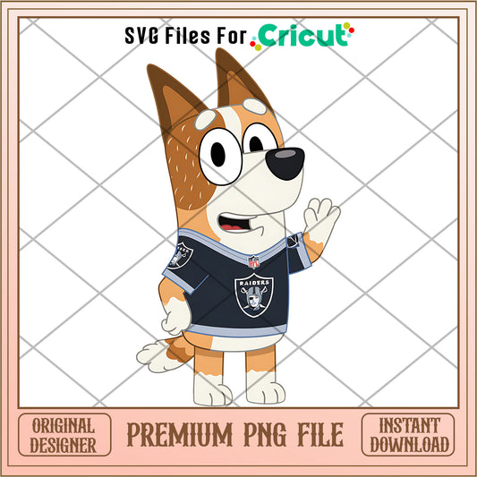Bluey mom Raiderss shirt logo png, Las Vegas Raiders png, NFL png