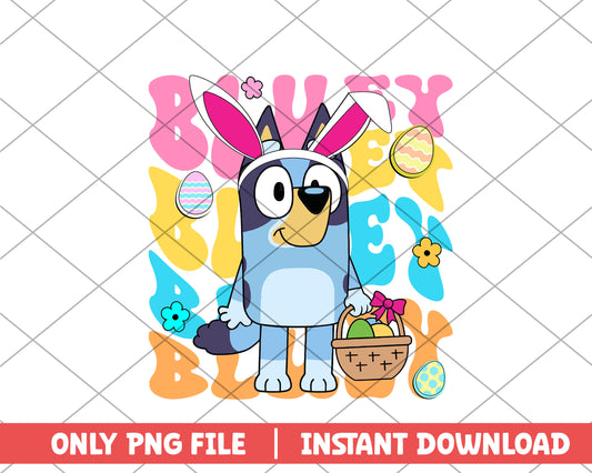 Bluey rabbit cartoon png