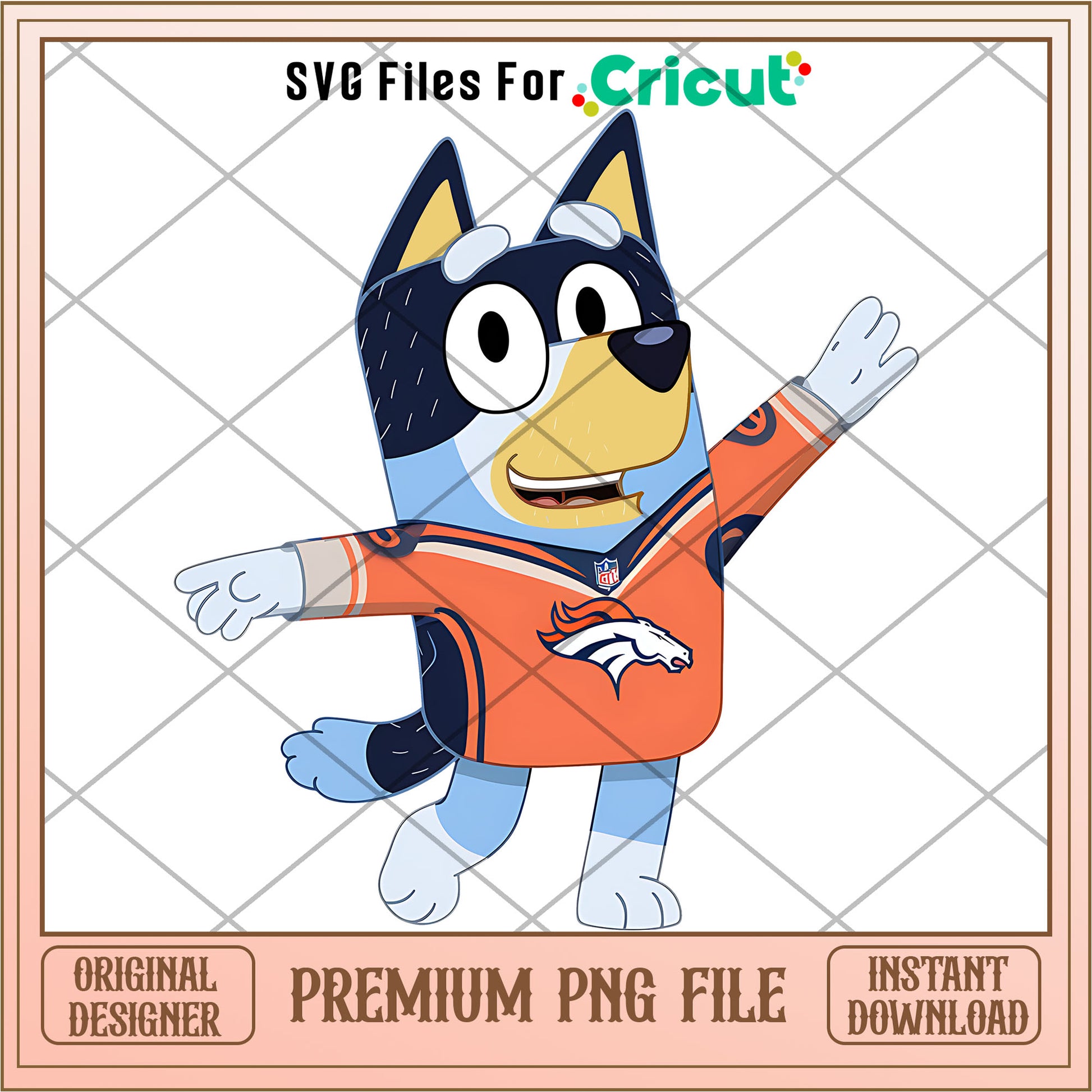 Bluey shirt logo Broncos team png, Denver Broncos png, NFL png