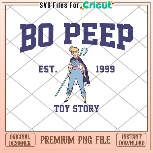 Bo Peep Toy Story PNG Cricut Design