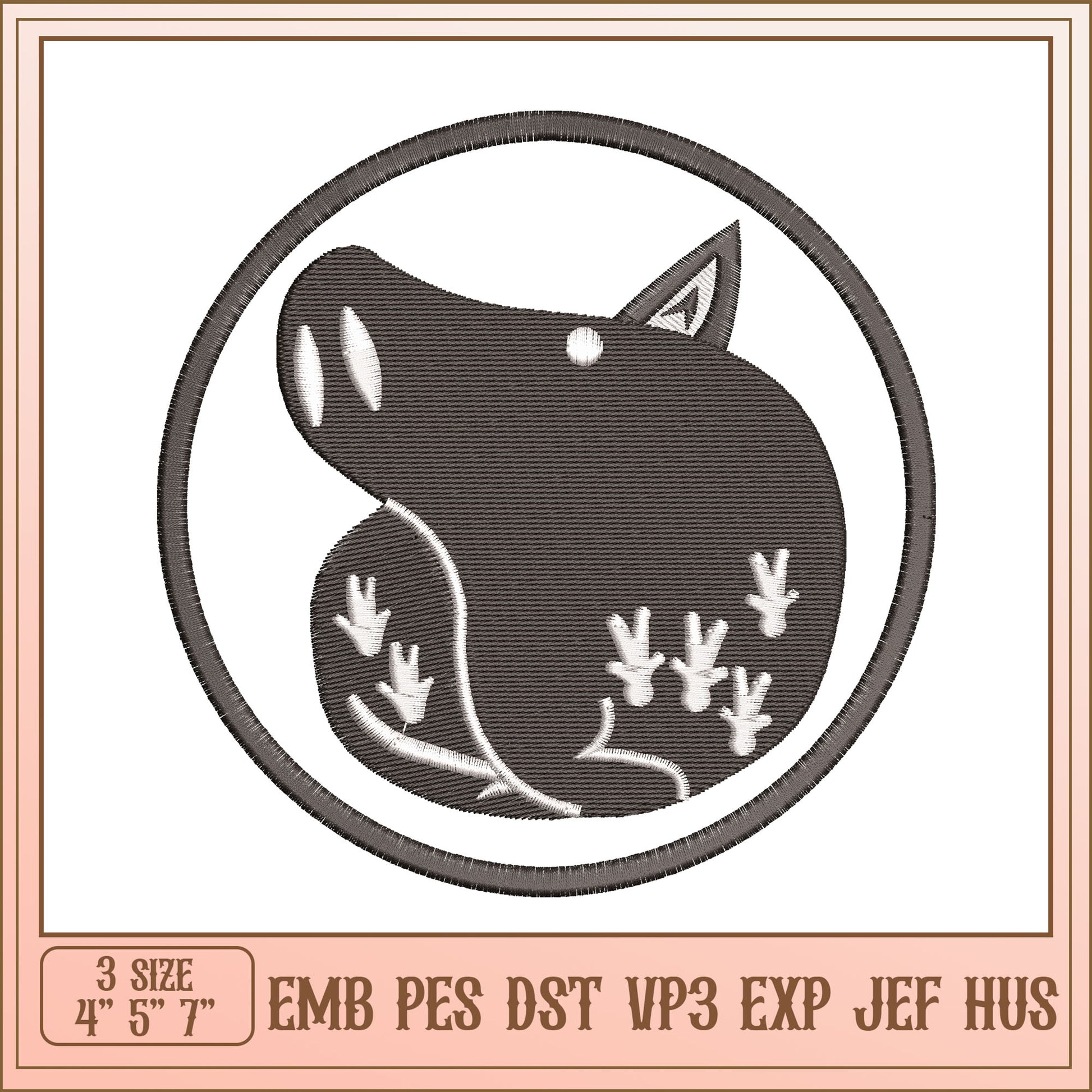 Boar Embroidery Design - EMB PES DST