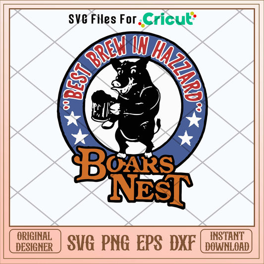 Boars Nest Dukes Of Hazzard Tv Show Svg-Svgfilesforcricut
