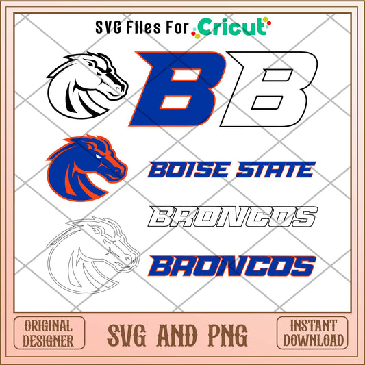 Boise State Broncos team sports svg bundle, Sport svg - Svgfileforcricut