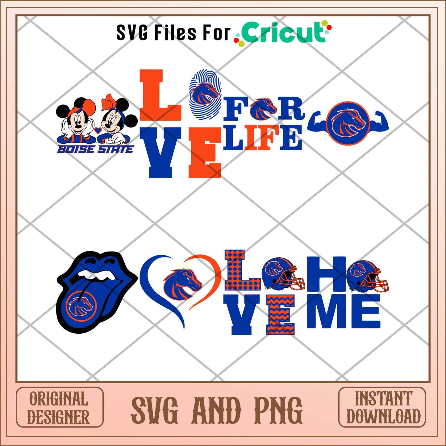 Boise star love svg, Boise star svg bundle, NCAA svg 