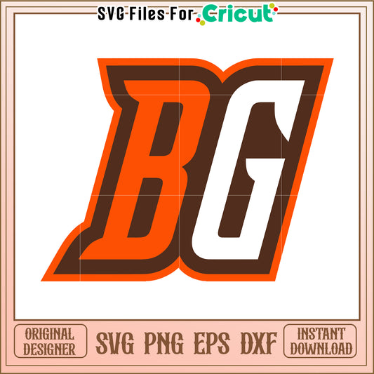 Bold BG Logo Design for Cricut Users, Perfect for DIY Craft Projects