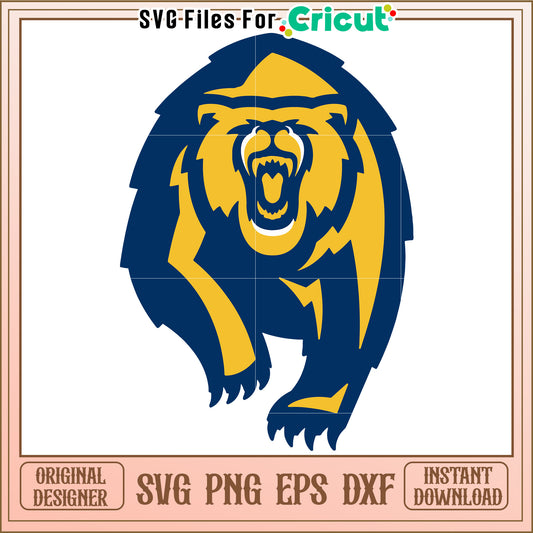 Bold Bear SVG File for Cricut, Perfect for Creative Projects and Designs