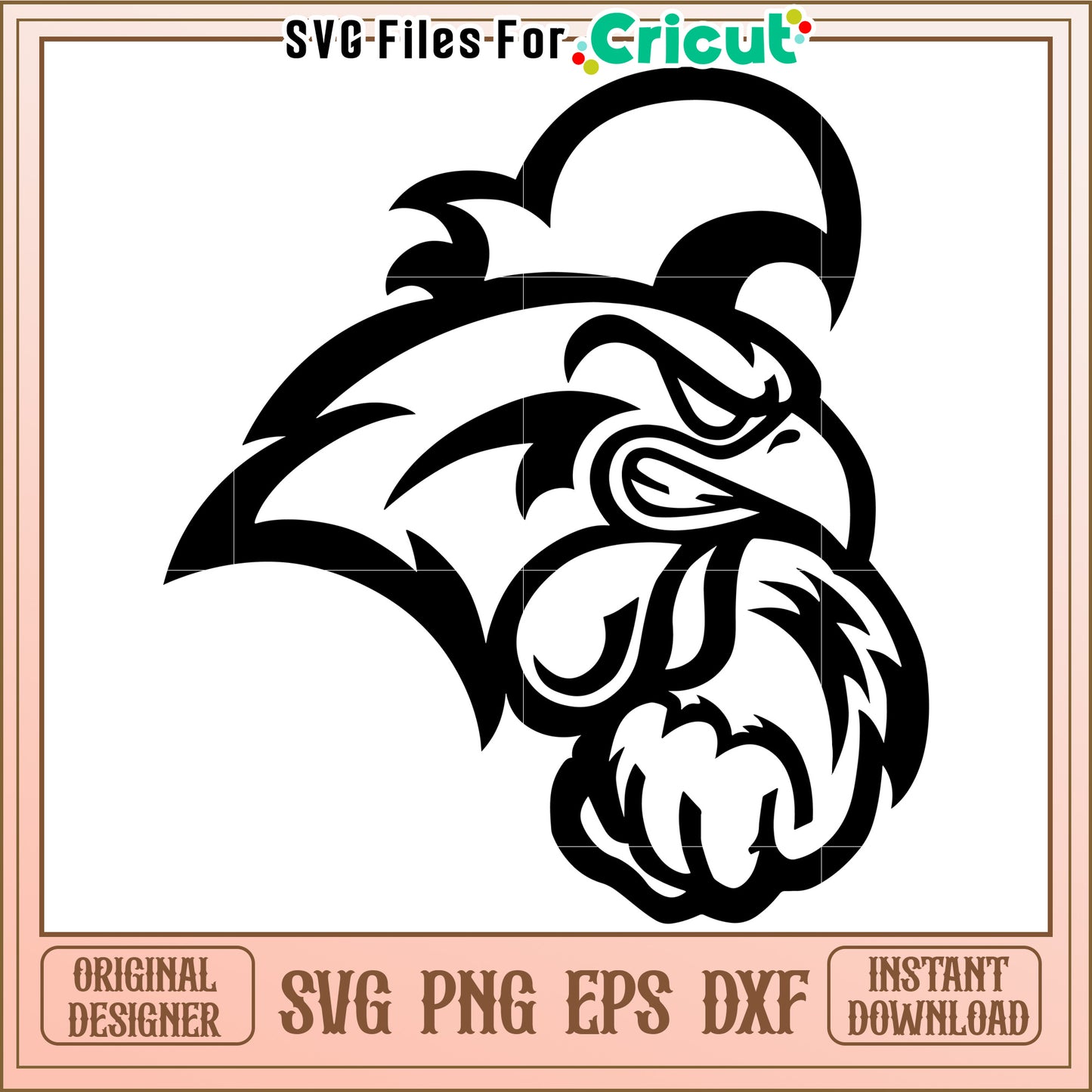 Bold Bulldog SVG Design for Cricut, Perfect for Instant Download Projects