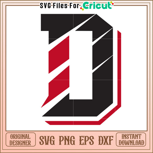 Bold D Letter SVG Design for Cricut, Perfect for Personalizing Projects