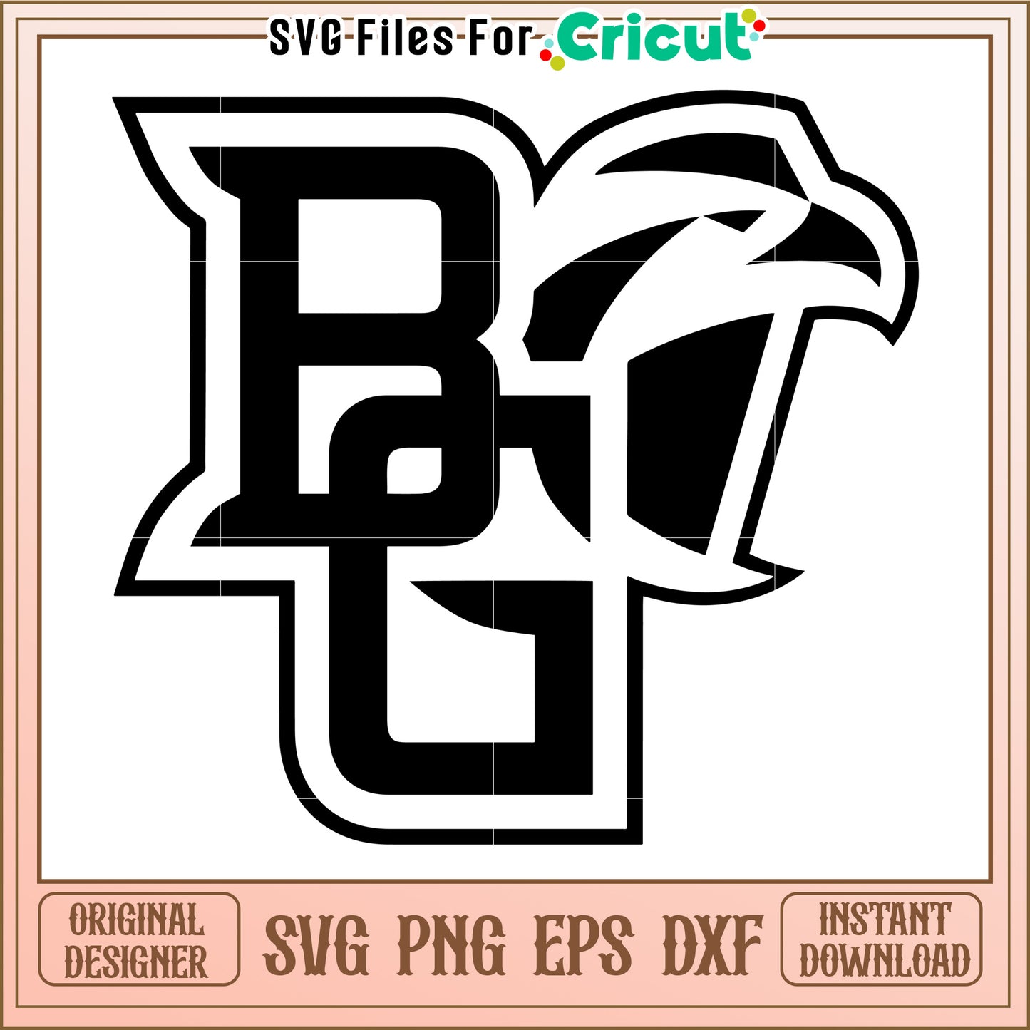 Bold Graphic Design SVG File for Cricut, Perfect for Creative Projects