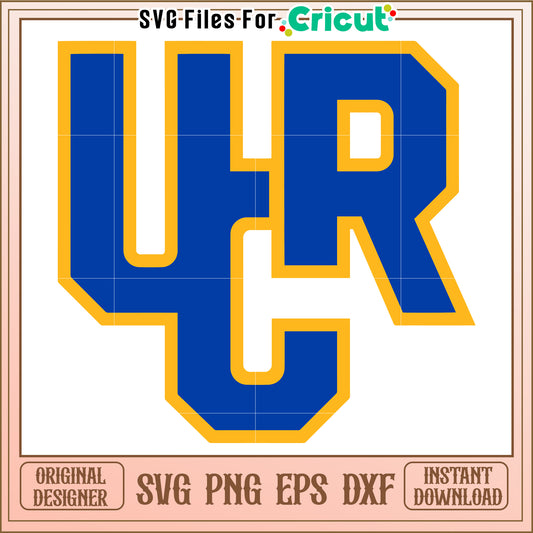 Bold U R Monogram SVG for Cricut, Perfect for Personalized Projects