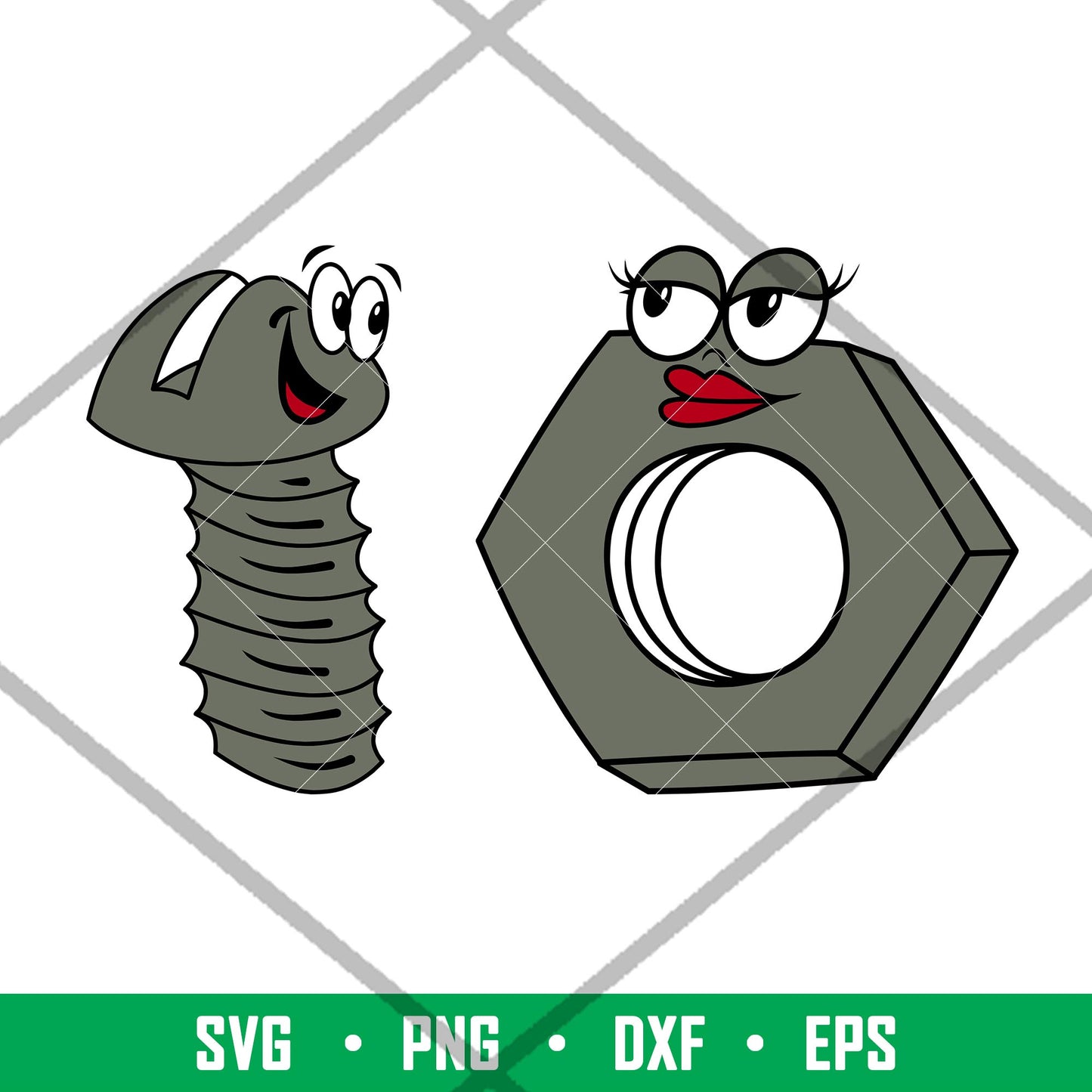 Bolt And Nut, Bolt And Nut Svg