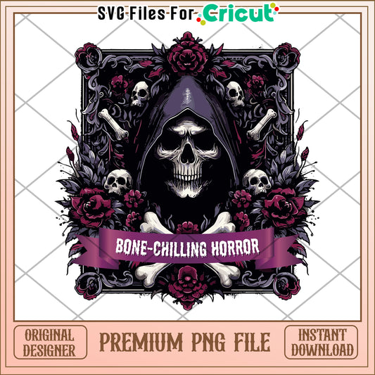 Bone chilling horror png, killers characters png, halloween pumpkin png