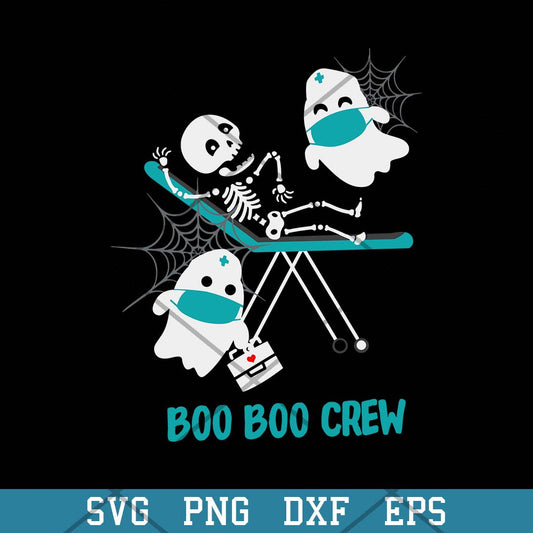 Boo Boo Crew Funny Nurse Halloween Svg, Halloween Svg-Svgfilesforcricut