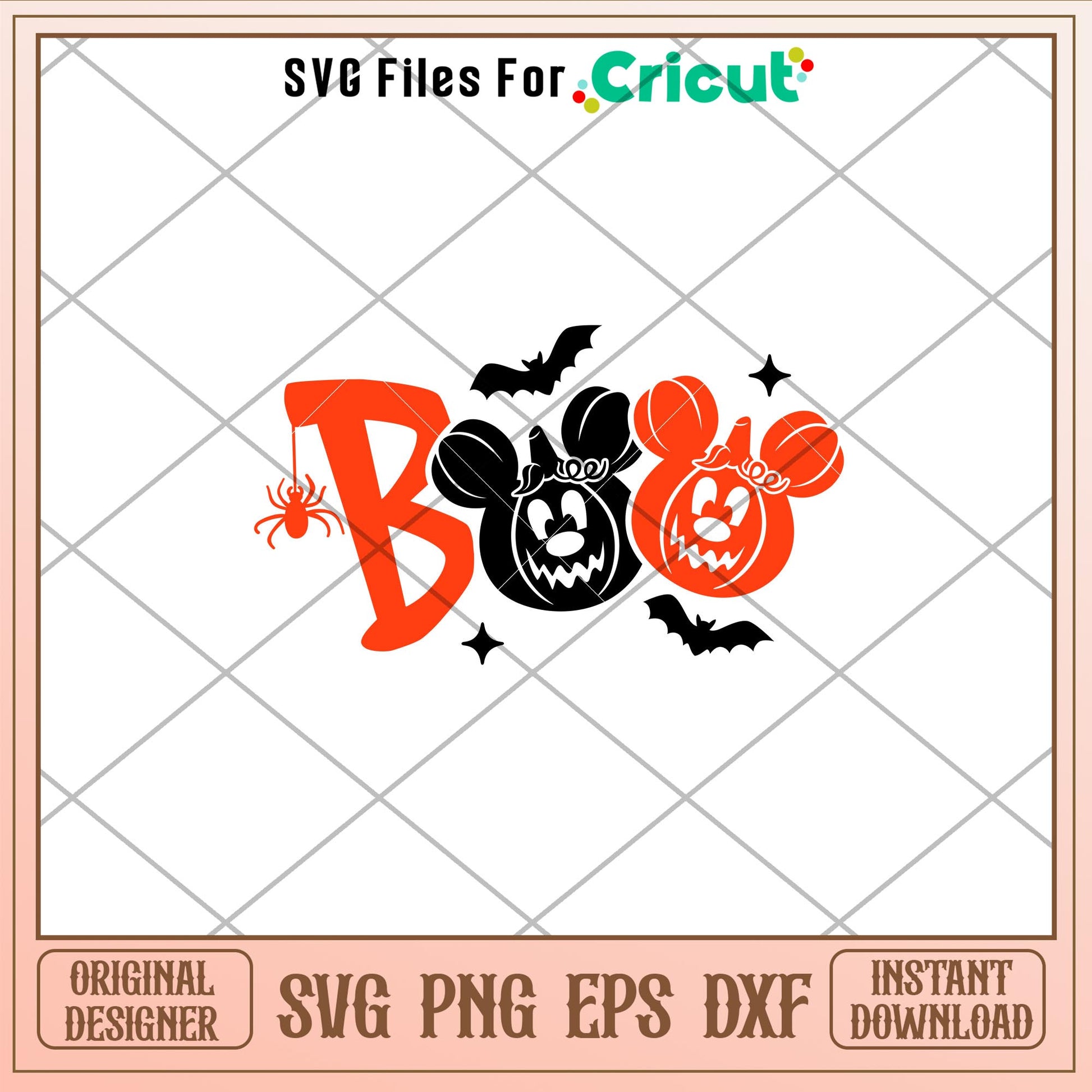 Boo Ears, Boo Mickey Mouse Svg