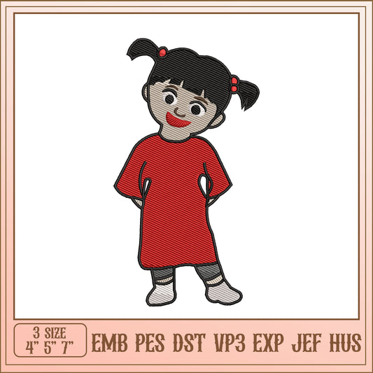 Boo Embroidery Design - 3 Sizes